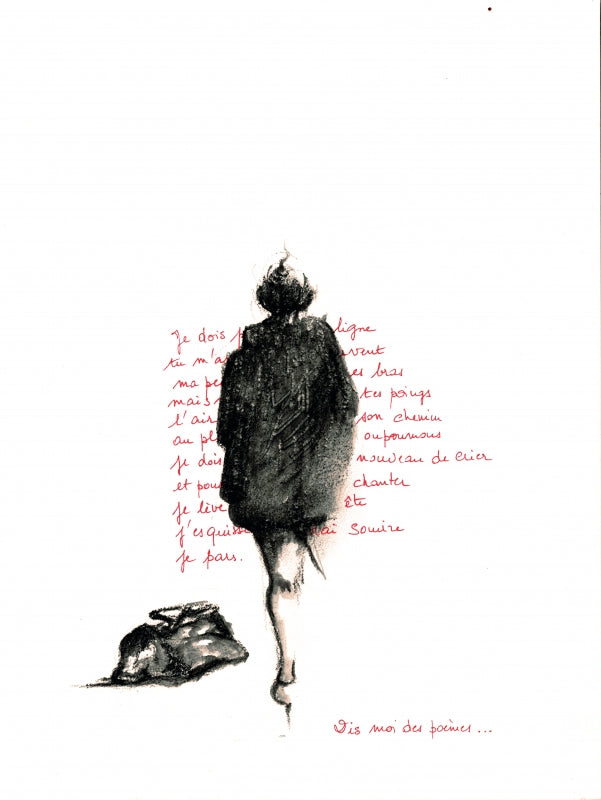 Je pars N°2    Estampe numérotée/20