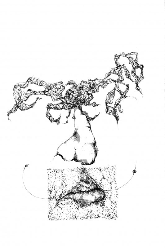 Née nue femme N°3 - Estampe numérotée /20