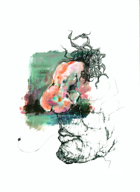 Née nue femme N°12 - Estampe numérotée/20