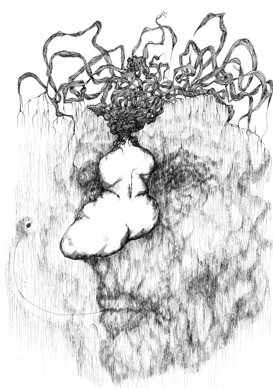 Née nue femme N°13 - Estampe numérotée/20