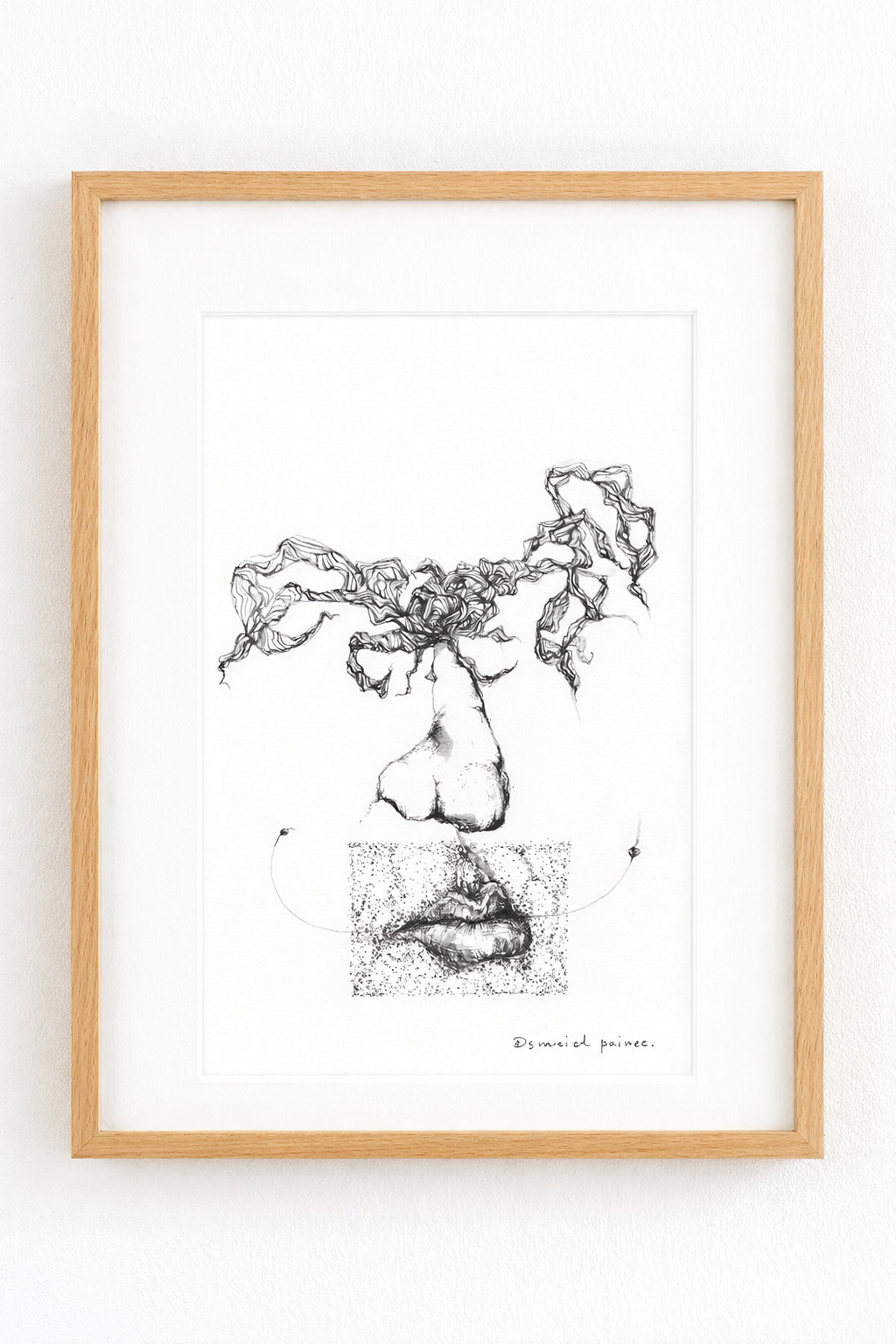 Née nue femme N°3 - Estampe numérotée /20