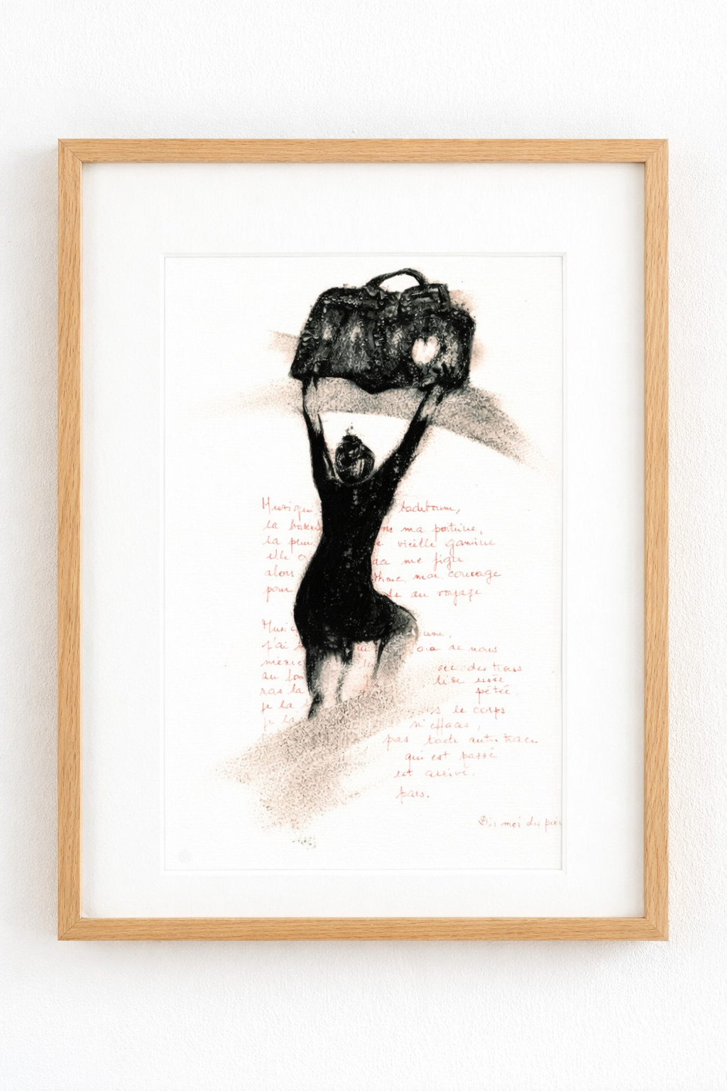 Je pars...N°12 - Estampe numérotée/25