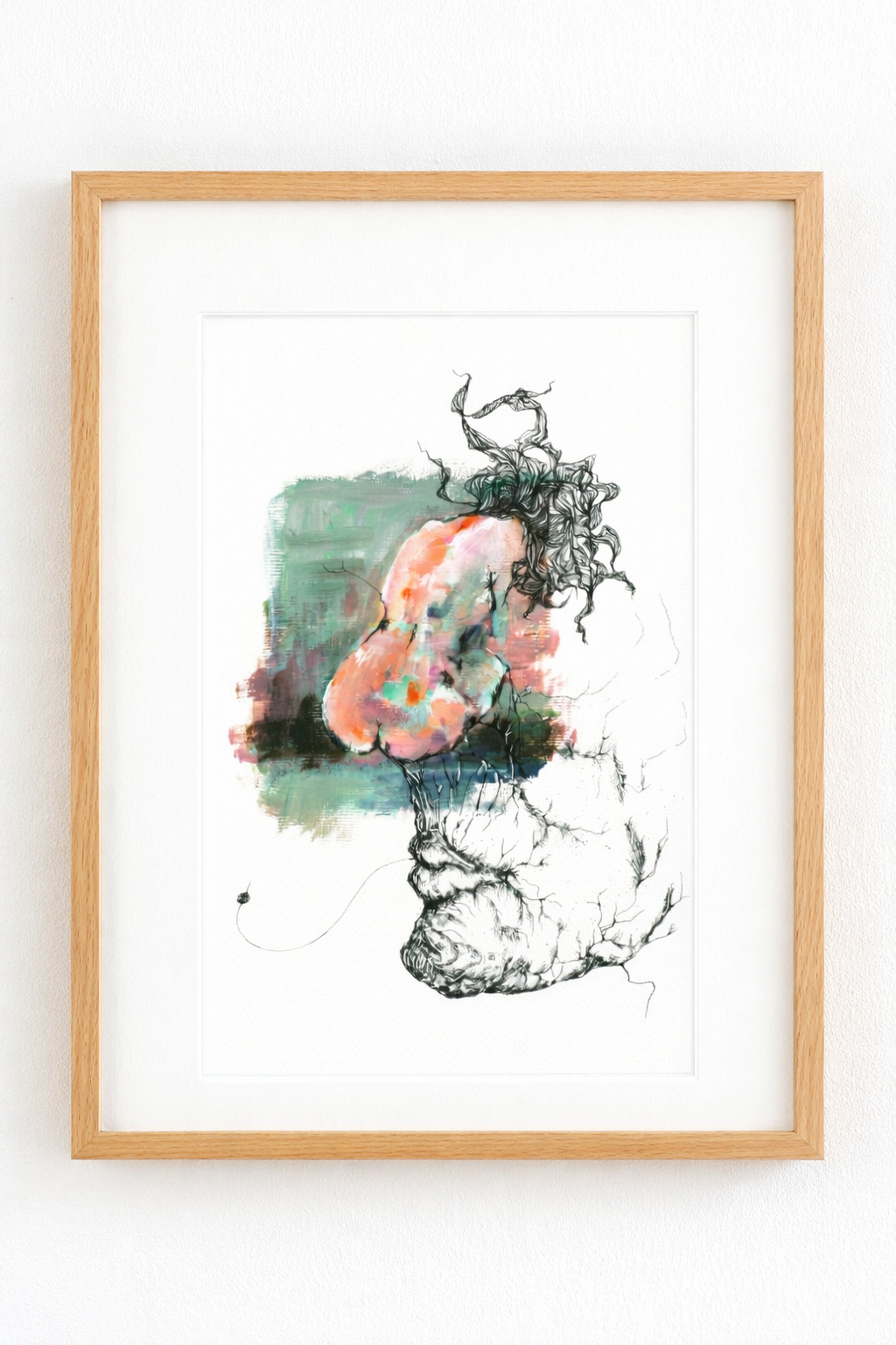 Née nue femme N°12 - Estampe numérotée/20